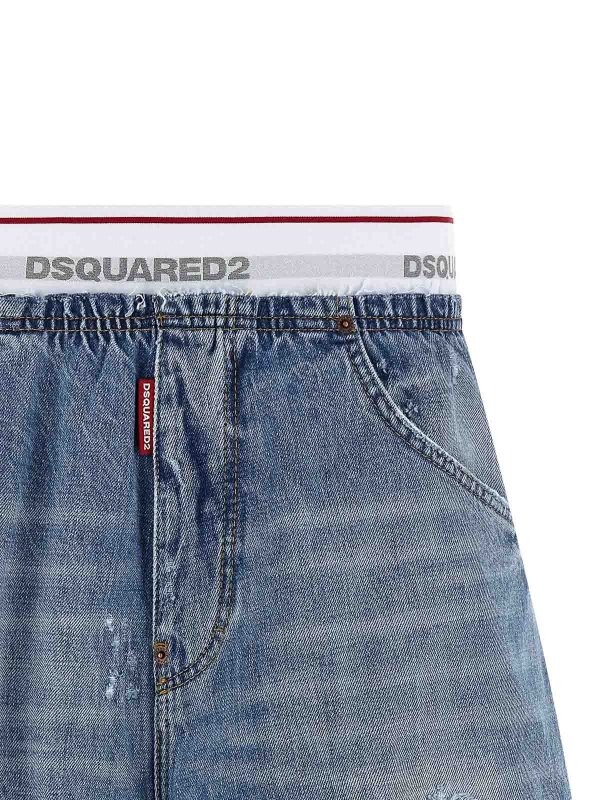 The Best Shops DSQUARED2: Shorts - Shorts - Azul