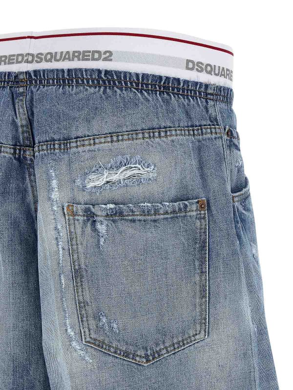 Shorts - Azul shop online: DSQUARED2
