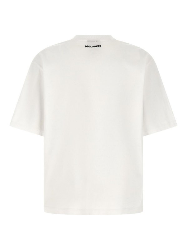 DSQUARED2: T-shirts online - T-Shirt - Blanc