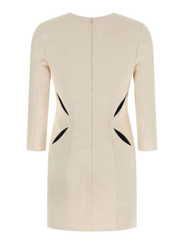 ELISABETTA FRANCHI: ニーレングスドレス online - 膝丈ドレス - 白
