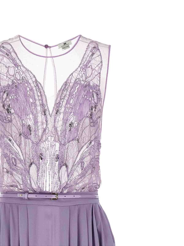 The Best Shops ELISABETTA FRANCHI: イブニングドレス - イブニングドレス - 紫