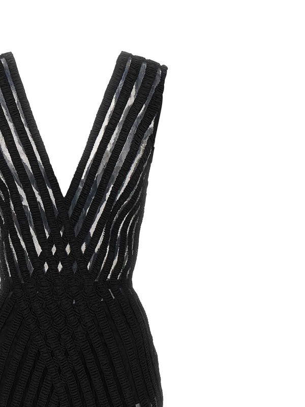The Best Shops ELISABETTA FRANCHI: ニーレングスドレス - 膝丈ドレス - 黒