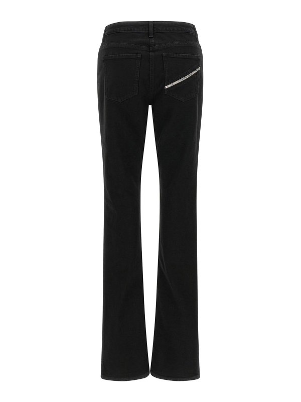 ELISABETTA FRANCHI: Jeans Rectos online - Vaqueros Rectos - Negro