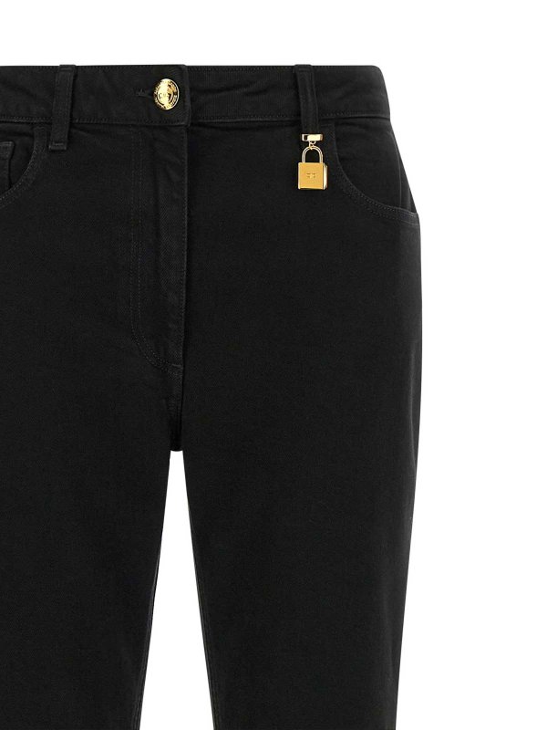 The Best Shops ELISABETTA FRANCHI: Jeans Rectos - Vaqueros Rectos - Negro