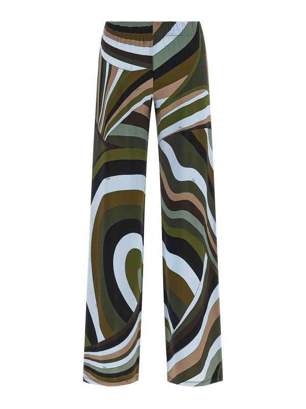 EMILIO PUCCI: カジュアルトラウザー online - カジュアルパンツ - マルチカラー