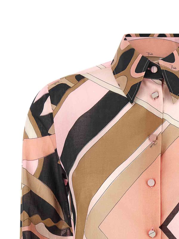 The Best Shops EMILIO PUCCI: Hemden - Hemd - Nude