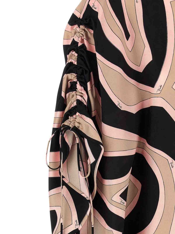 Abito caftano corto shop online: EMILIO PUCCI