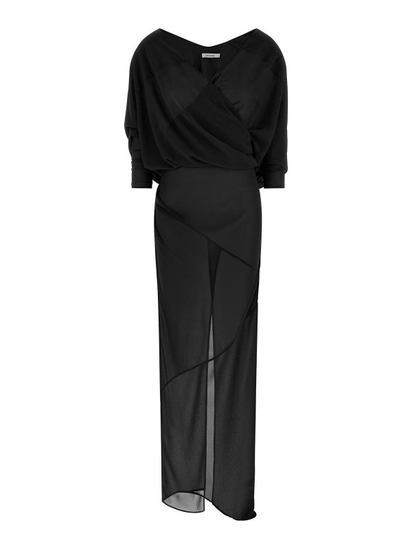 ENTIRE STUDIOS: Knielange Kleider - Knielanges Kleid - Schwarz