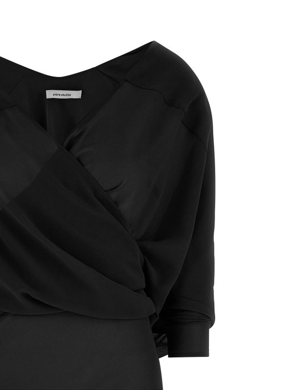 The Best Shops ENTIRE STUDIOS: Knielange Kleider - Knielanges Kleid - Schwarz