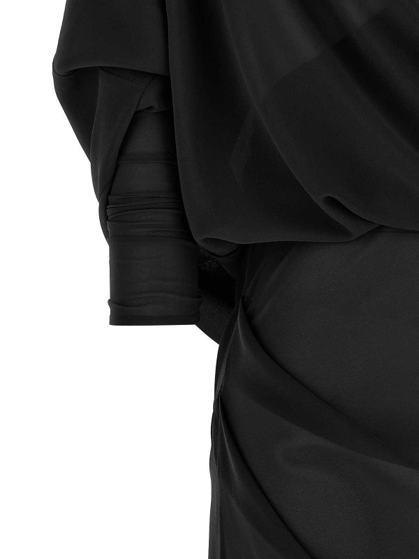 Knielanges Kleid - Schwarz shop online: ENTIRE STUDIOS