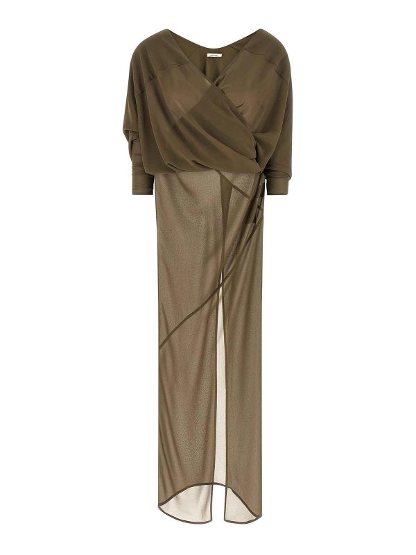ENTIRE STUDIOS: Knielange Kleider - Knielanges Kleid - Grün