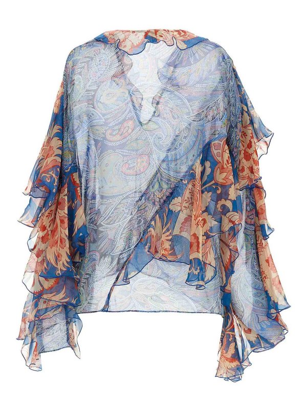 ETRO: bluse online - Camicetta di chiffon