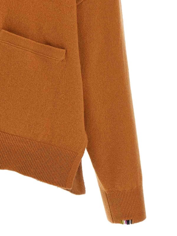 カーディガン - オレンジ shop online: EXTREME CASHMERE