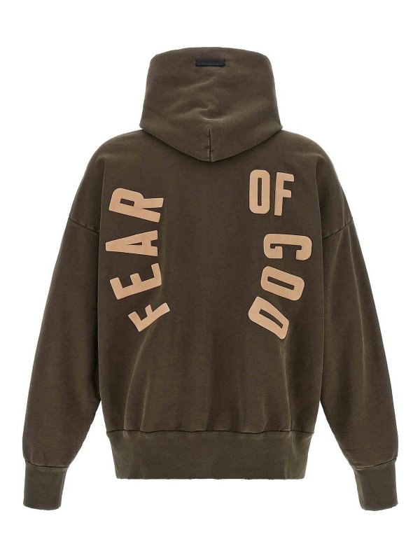 Fear Of God Classic Hoodie - Brown - Men|FG9M129940 | thebs.com