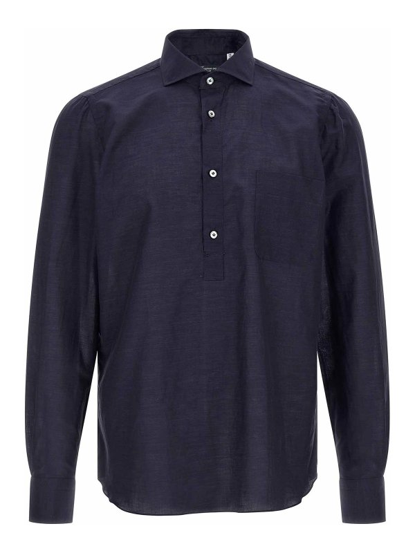 FINAMORE 1925: Chemises - Chemise - Bleu