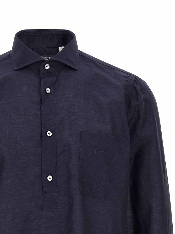 The Best Shops FINAMORE 1925: Chemises - Chemise - Bleu