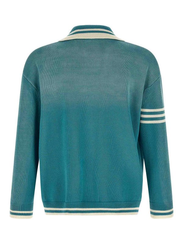 FOUND: cardigans online - Fin Varsity Cardigan
