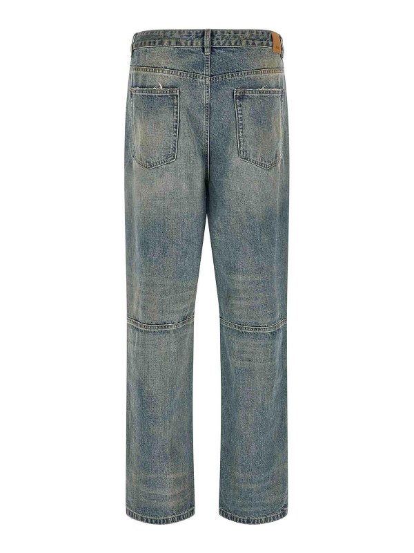FOUND: straight leg jeans online - Double Knee Carpenter Jeans