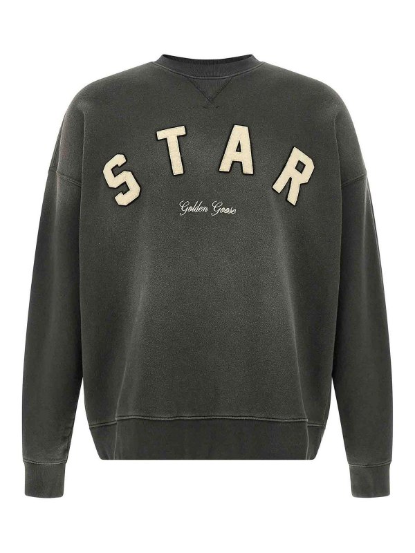 GOLDEN GOOSE: スウェット＆セーター - スウェットシャツ/セーター - グレー