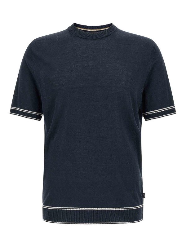 Hugo Boss: Sudaderas y suéteres - Sudadera - Azul