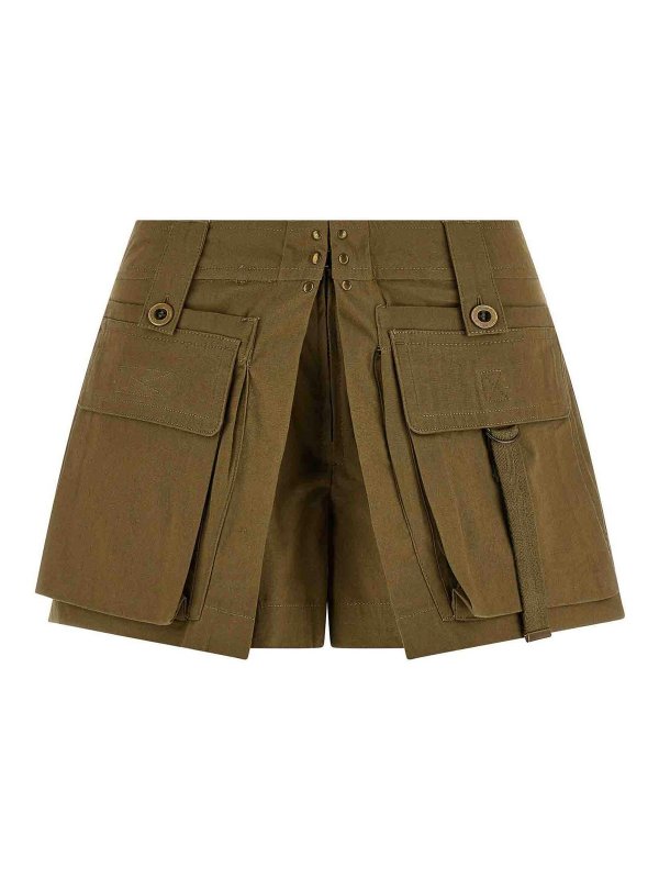 ISABEL MARANT: Hosen Shorts - Shorts - Grün