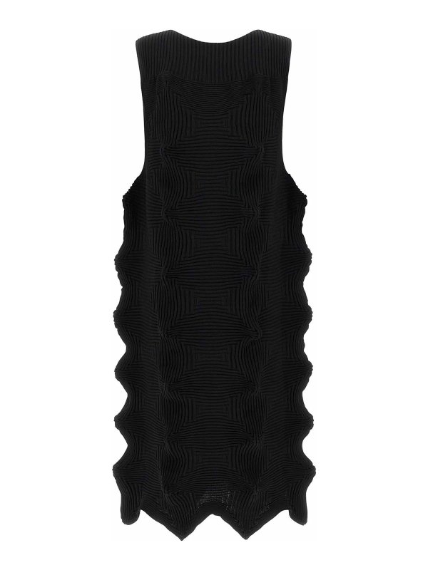 ISSEY MIYAKE: ニーレングスドレス online - 膝丈ドレス - 黒