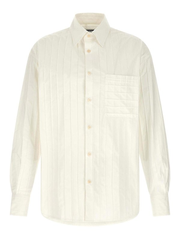 JACQUEMUS: シャツ - シャツ - 白