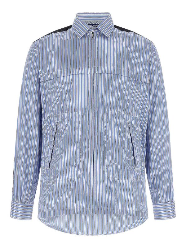 JUNYA WATANABE: shirts - Denim Insert Shirt