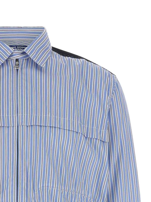 The Best Shops JUNYA WATANABE: shirts - Denim Insert Shirt