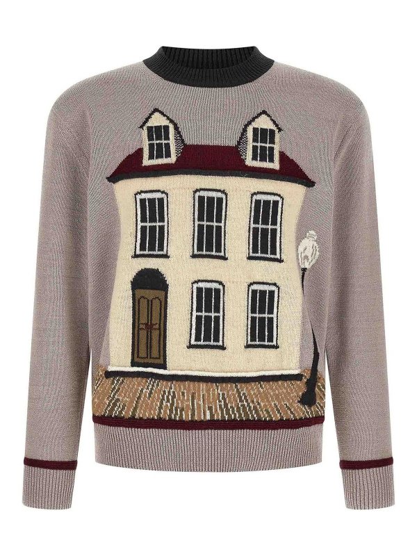 JUNYA WATANABE: crew necks - Jacquard Sweater