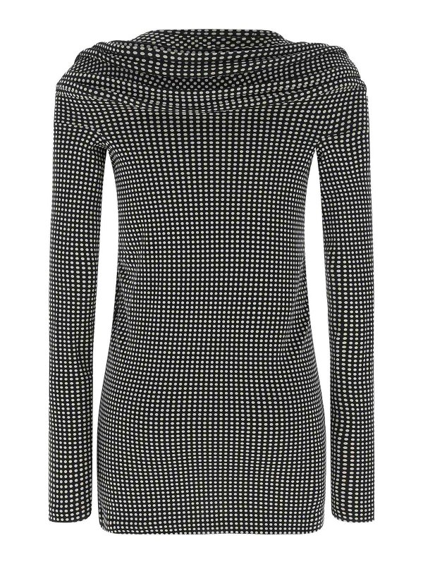 JUNYA WATANABE: Pull col rond online - Pull Col Rond - Blanc