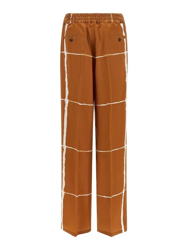 KITON: casual trousers online - Silk Pants