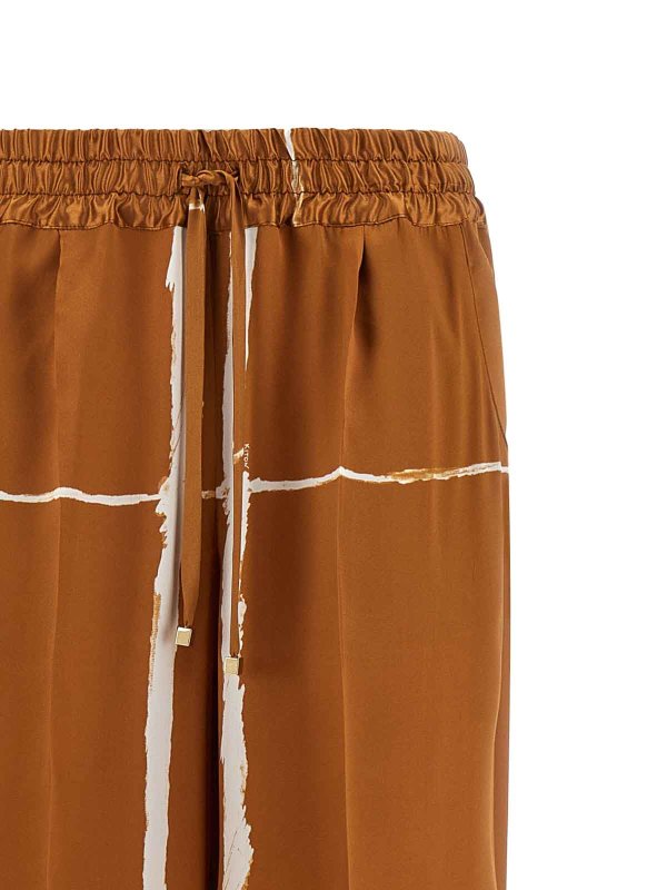 The Best Shops KITON: casual trousers - Silk Pants