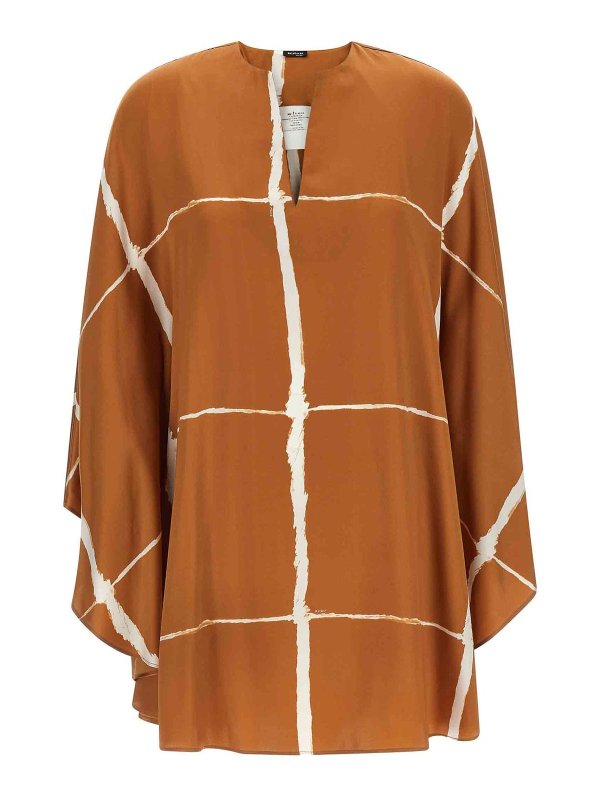 KITON: blouses - Caftan Blouse