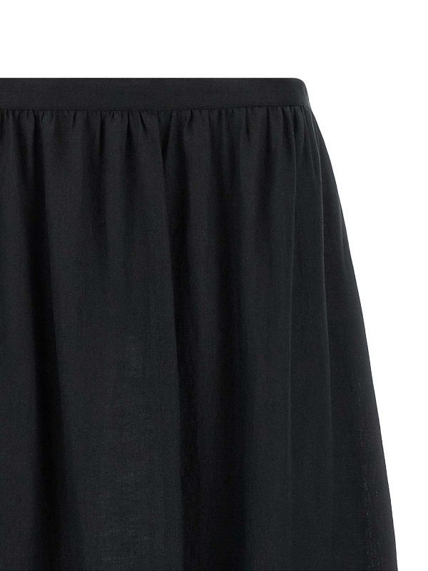The Best Shops KITON: Knielange und Midi Röcke - Midirock - Schwarz