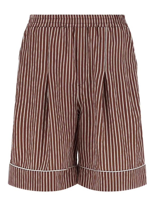 LE TWINS: Shorts - Short - Marron