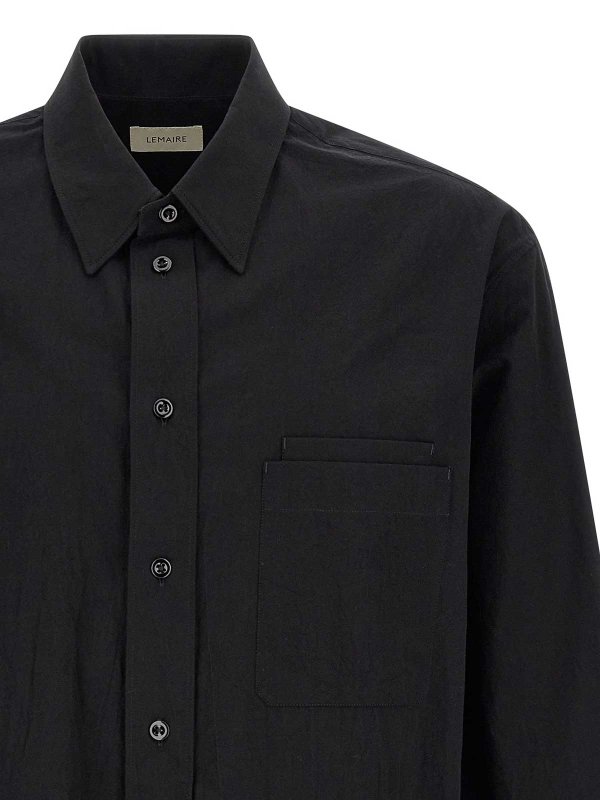 The Best Shops LEMAIRE: Camisas - Camisa - Negro