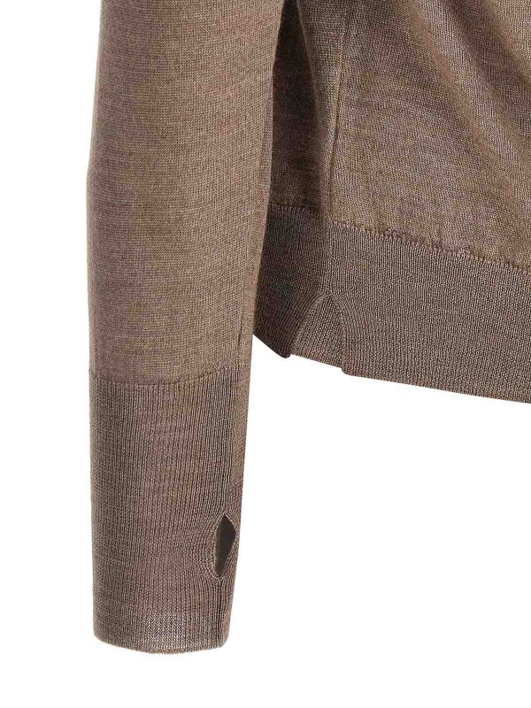 Rundhalspullover - Grau shop online: MA