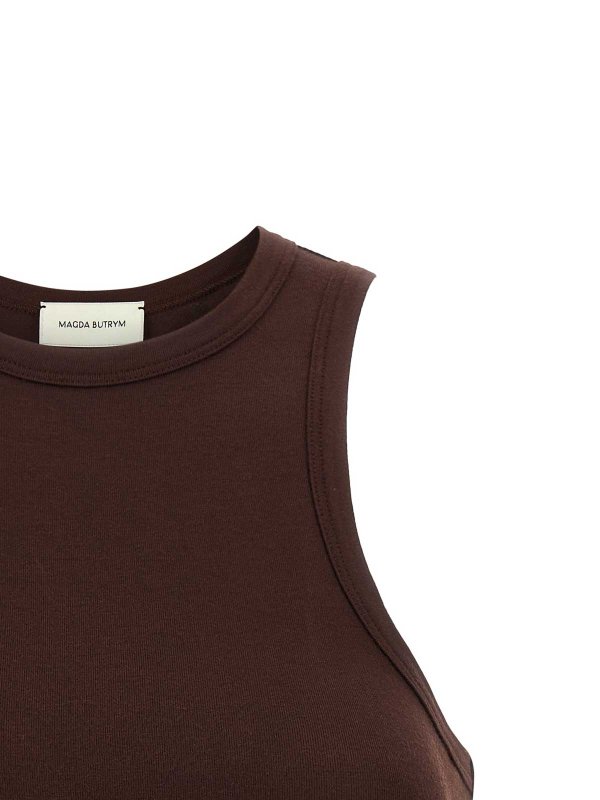 The Best Shops MAGDA BUTRYM: Tops & Débardeurs - Top - Marron