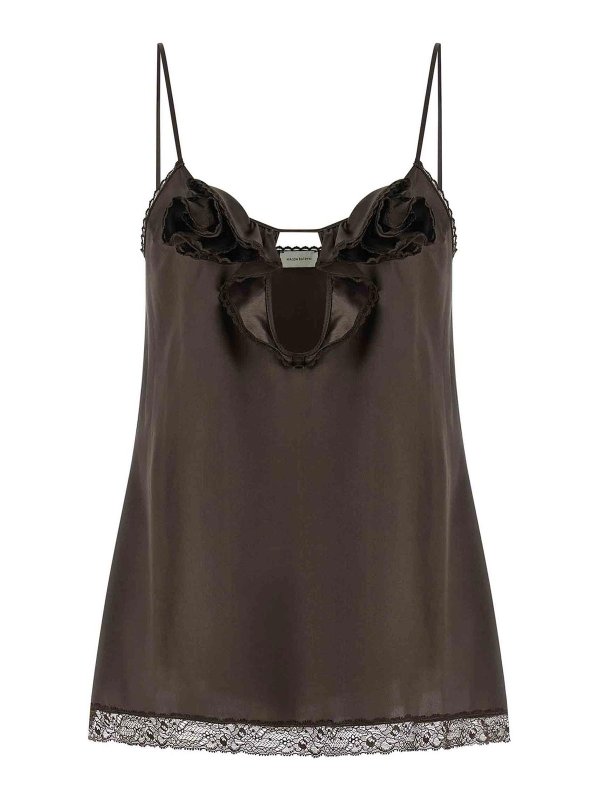 MAGDA BUTRYM: Tops & Débardeurs - Top - Marron