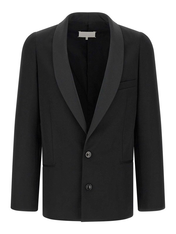 Maison Margiela: Blazer - Blazer - Schwarz