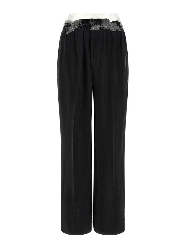 Maison Margiela: casual trousers - Taped Pants