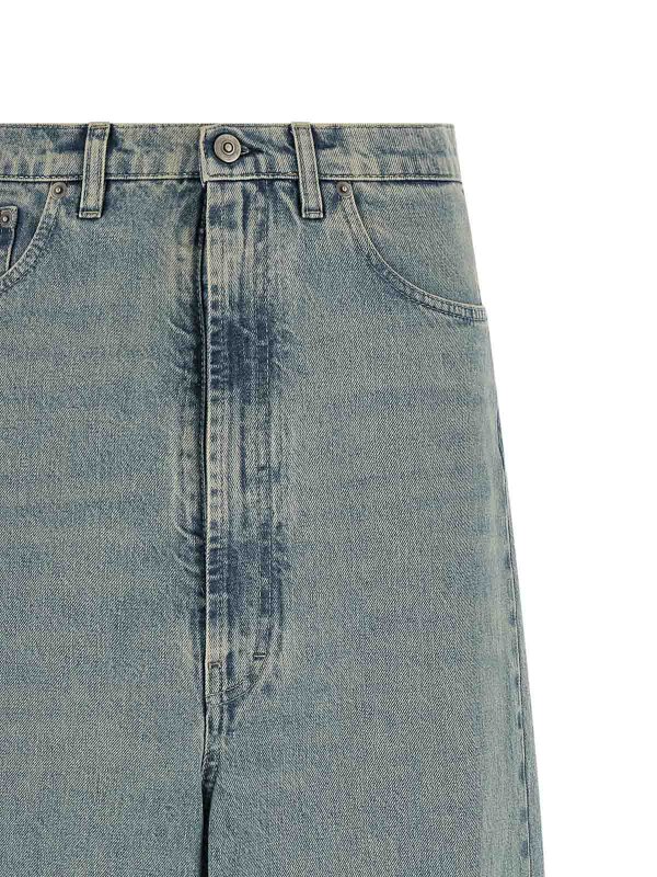 The Best Shops Maison Margiela: Straight Leg Jeans - Straight Leg Jeans - Hellblau