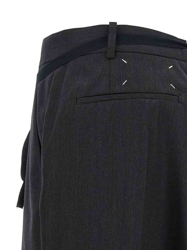 Midirock - Schwarz shop online: Maison Margiela
