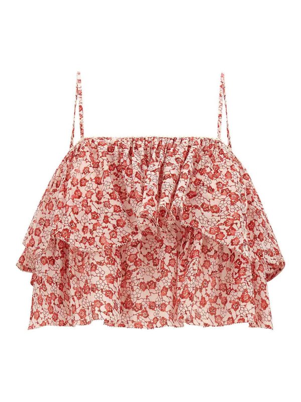 Isabel Marant Etoile: トップス＆タンクトップ - トップ/タンクトップ - 赤