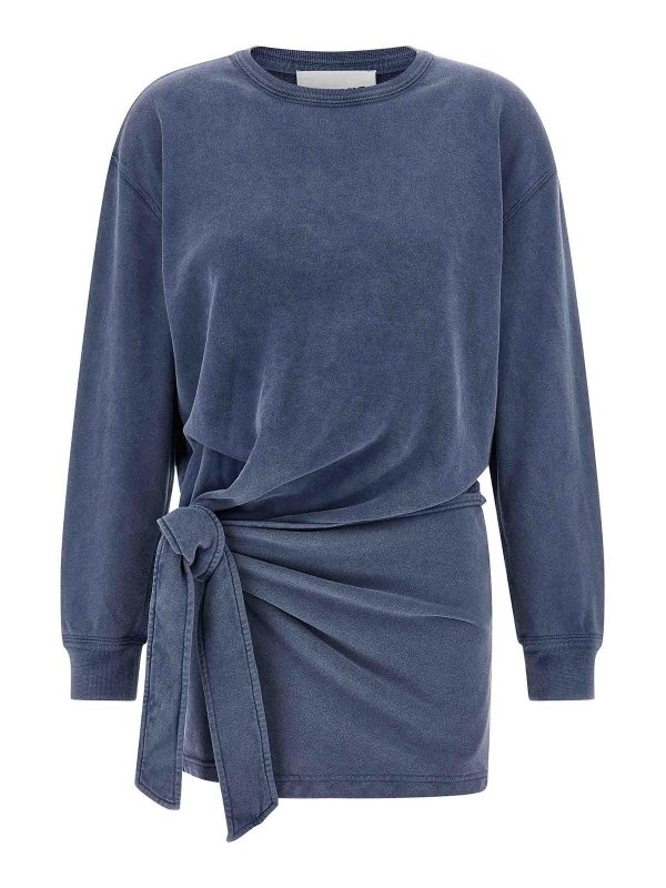 Isabel Marant Etoile: ニーレングスドレス - 膝丈ドレス - ブルー