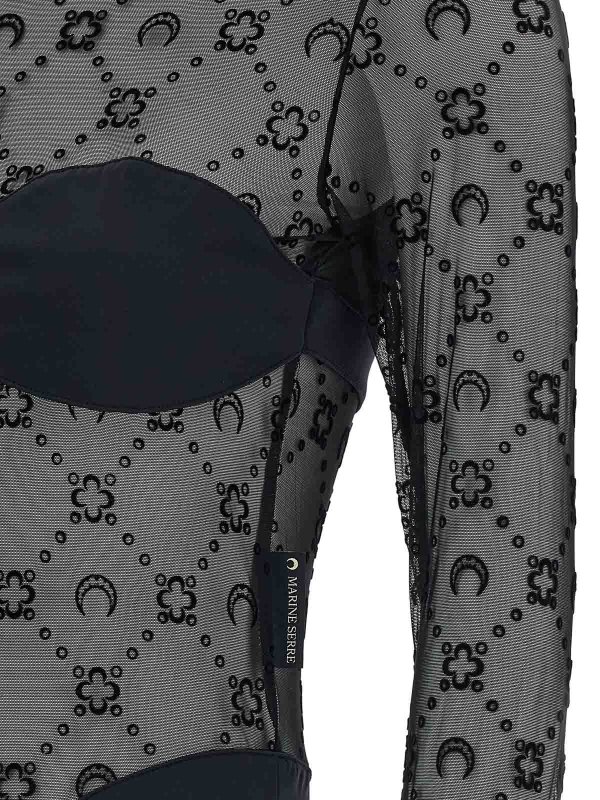 トップ/タンクトップ - 黒 shop online: MARINE SERRE
