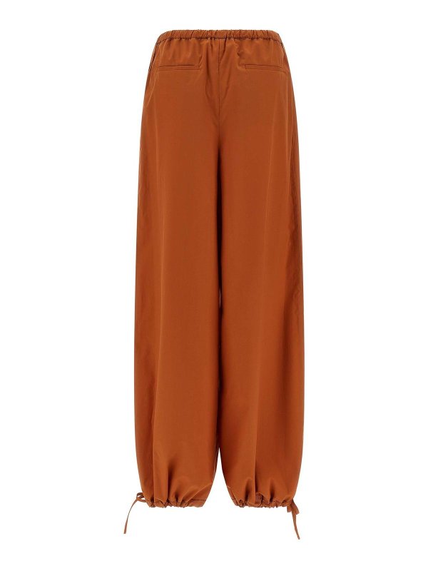 Marni: casual trousers online - Diagonal Draping Pants