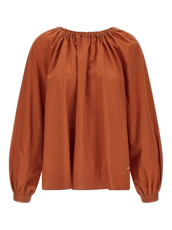 Marni: Blusas - Blusa - Naranja