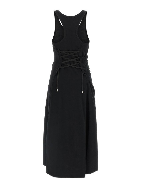 ALEXANDER MCQUEEN: ニーレングスドレス online - 膝丈ドレス - 黒